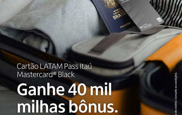 Ganhe 40 mil milhas bônus.